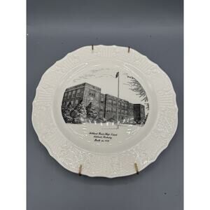 Ashland Senior High School KY Commemorative Plate Edwards China Built 1917